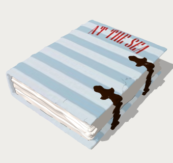  现代书籍草图大师模型，书籍sketchup模型下载