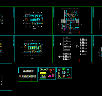 二层咖啡厅装修图，咖啡厅CAD图纸下载