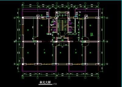 藏式风格宾馆CAD施工图，宾馆CAD建筑图纸下载