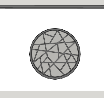 现代景观墙SU模型下载，景观墙skb模型分享