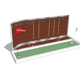 现代高尔夫草图大师模型，高尔夫su模型下载