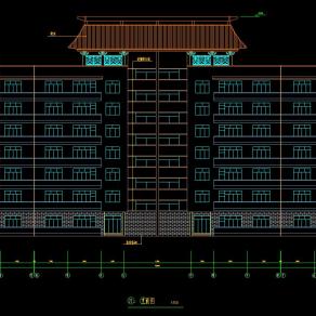 教学楼设计方案工程图，教学楼cad建筑图纸下载