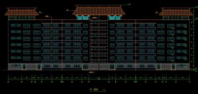 教学楼设计方案工程图，教学楼cad建筑图纸下载