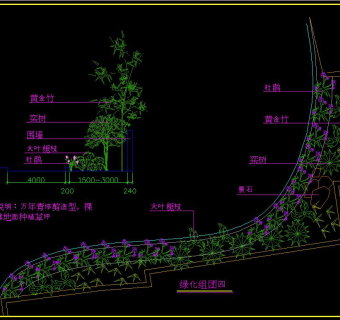 街区景观设计规划，街区景观CAD设计方案