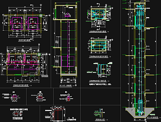 商业购物中心建筑施工图，购物中心CAD施工图纸下载