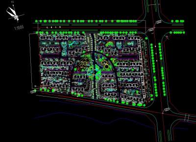 小区规划及景观设计CAD图纸