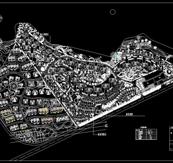嘉禾小区规划施工图CAD图纸