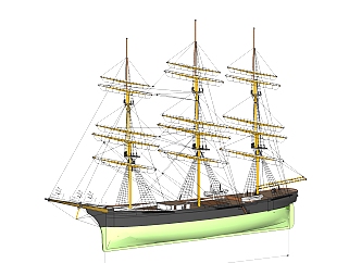 现代帆船<em>免费</em>su模型，现代帆船<em>sketchup</em>模型，帆船su...