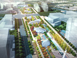 [上海]虹桥商务区轴线景观设计
