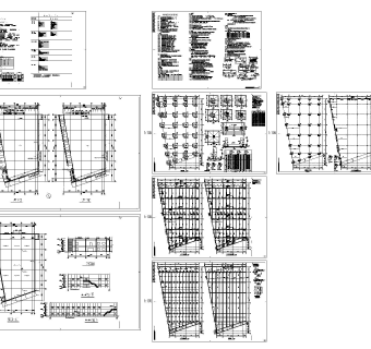 二层框架结构家具商场结构图平面图设计方案下载