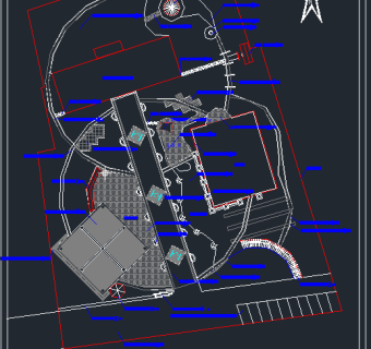 某老年活动中心全套施工图,cad建筑图纸免费下载