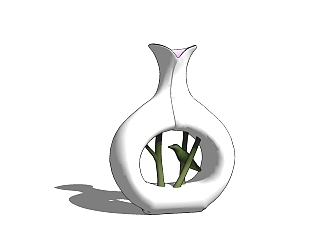 <em>现代造型</em>花瓶雕塑小品su模型下载、造型花瓶雕塑小品...