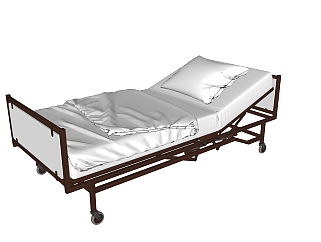 病床sketchup模型，病床skp模型，病床su素材下载