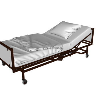 病床sketchup模型，病床skp模型，病床su素材下载