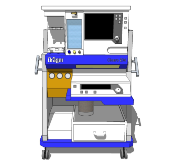 医疗设备草图大师模型，医疗设备skp模型，医疗设备su素材下载