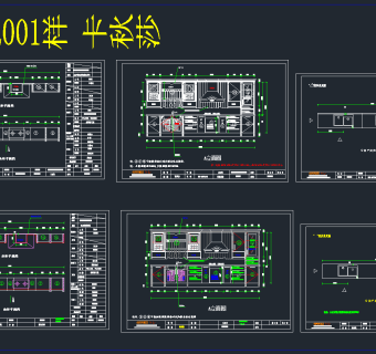 精品橱柜CAD图库，橱柜CAD图纸下载