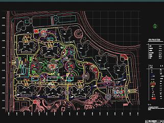 北京萬科星園全套景觀設計施工圖CAD圖紙下載