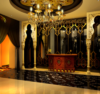 海鲜自助火锅CAD施工图，火锅店CAD图纸下载