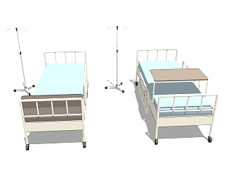 病床<em>sketchup</em>模型，病床skp模型，病床su<em>素材下载</em>