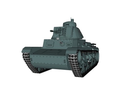 德国pzkpfw-35t型轻型坦克su模型，坦克草图大师模型下载