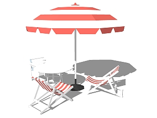 现代<em>沙滩</em>椅草图大师模型，<em>沙滩</em>椅SKB文件下载