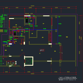 高档小区样板房全套CAD图库，样板房CAD施工图纸下载