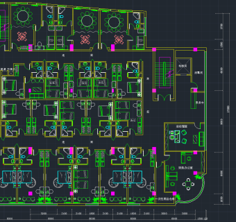 某大厦茶园宾馆设计装修图cad施工图下载、某大厦茶园宾馆设计装修图dwg文件下载