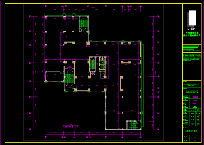 建行支行管理中心CAD施工图，办公空间CAD施工图下载