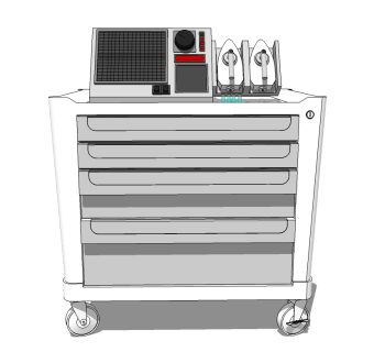 医疗设备sketchup模型，医疗设备skp模型，医疗设备su素材下载