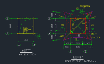 森林公园施工招标图纸观音山部分,cad建筑图纸免费下载