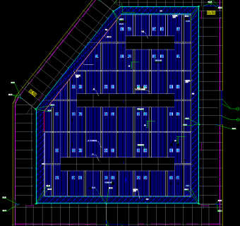 联合社农贸市场建筑施工套图，农贸市场CAD施工图纸下载