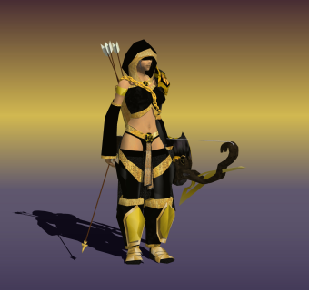 现代魔兽游戏角色草图大师模型，游戏角色su模型下载