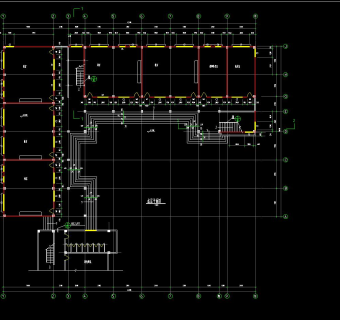 理工学校全套建筑图，学校教学楼cad工程图纸下载