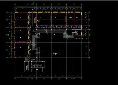 理工学校全套建筑图，学校教学楼cad工程图纸下载