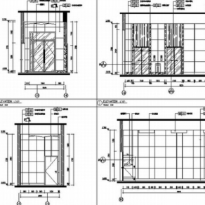 现代住宅楼公共区域施工图