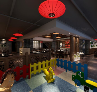 福建龙岩五洲味蜀吾川派火锅店装饰施工图CAD图纸，火锅店CAD设计图纸下载