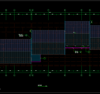戏楼组合建筑施工图，戏楼CAD建筑图纸下载