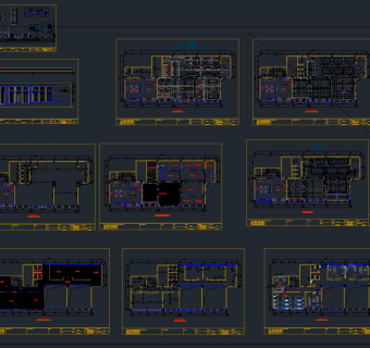 酒庄CAD施工图整套，CAD建筑施工图下载