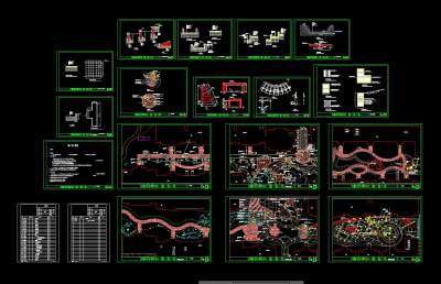 某小区景观规划图纸CAD图纸