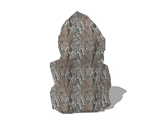 <em>现代景观石头</em>草图大师模型，景观石头sketchup模型下载