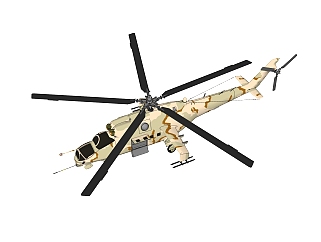 现代武装<em>运输</em>直升机草图大师模型，直升机sketchup模型...