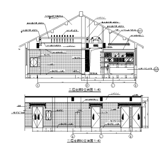 餐饮空间餐厅设计CAD施工图