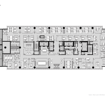 现代奢华办公室cad图纸，办公室设计方案效果图下载