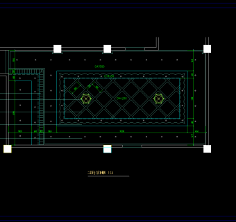 宾馆晏会厅及餐厅包房施工图，餐厅CAD图纸下载