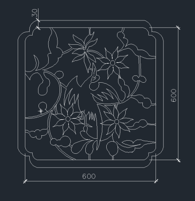 全套拼花CAD模块，拼花CAD建筑图纸下载