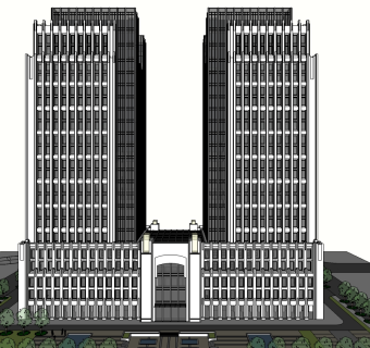 酒店草图大师模型下载、酒店su模型下载