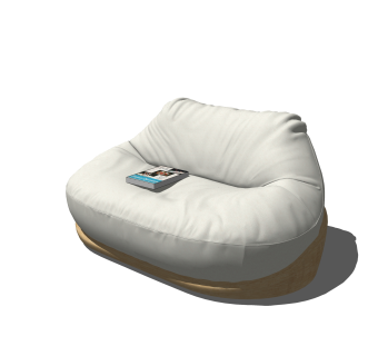 现代懒人沙发SU模型，懒人沙发skb文件下载