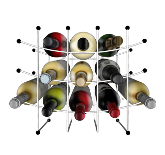 现代时尚酒架su模型，酒架草图大师模型下载