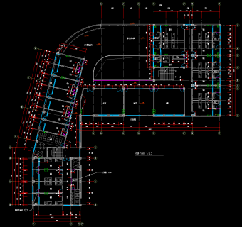 全套幼儿园建筑CAD施工图，幼儿园CAD图纸下载