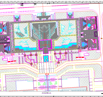 某公园景观设计总体施工图,cad建筑图纸免费下载